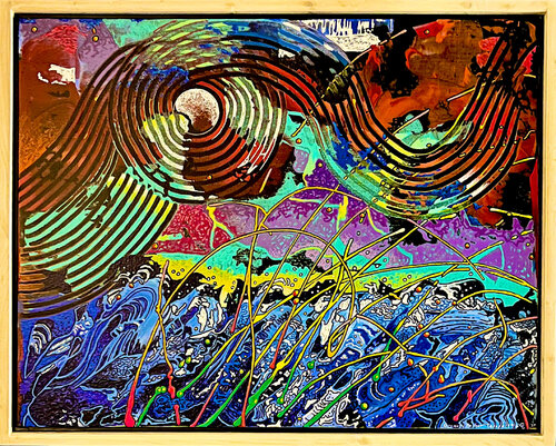 TEMPEST #4 by Gregory Parker, Painting for Sale on Singulart