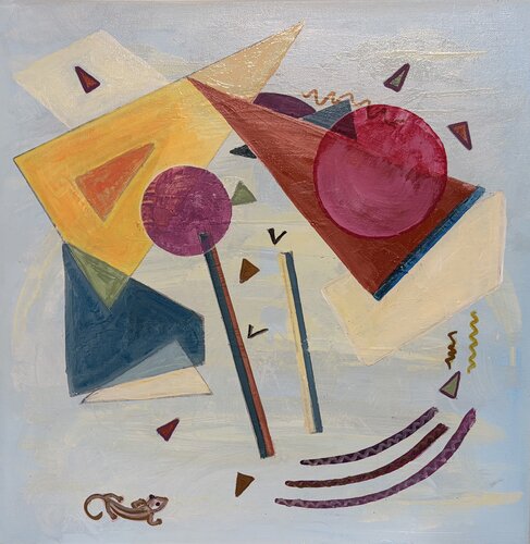 Arquitecturas de la memoria par Kala Fontanals Godina, Peinture en vente sur Singulart