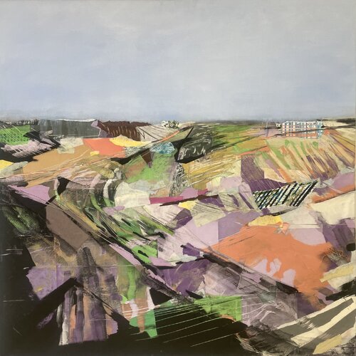 Textured Landscapes de Paula Menchen, Pintura a la venta en Singulart