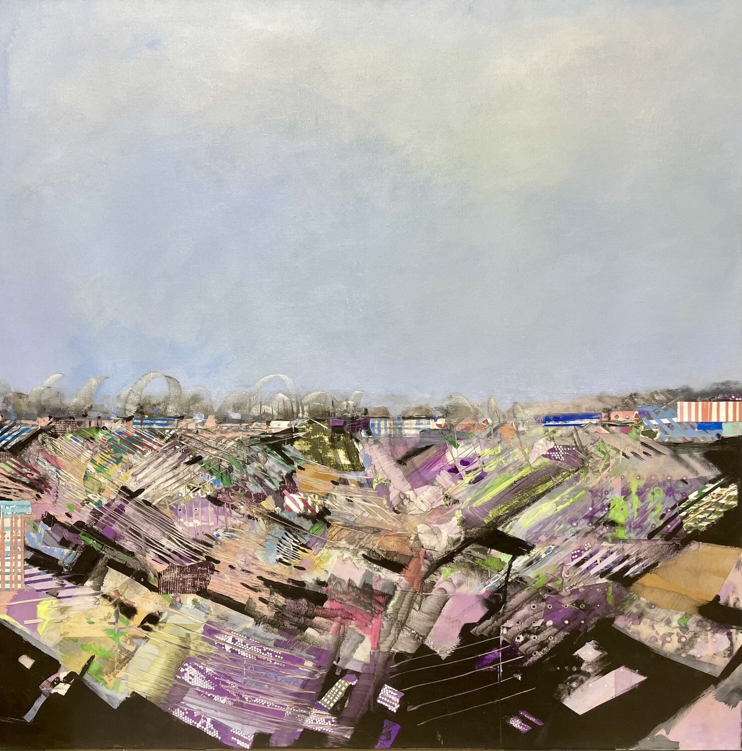 Faded Blue and Natural Layers Paula Menchen
