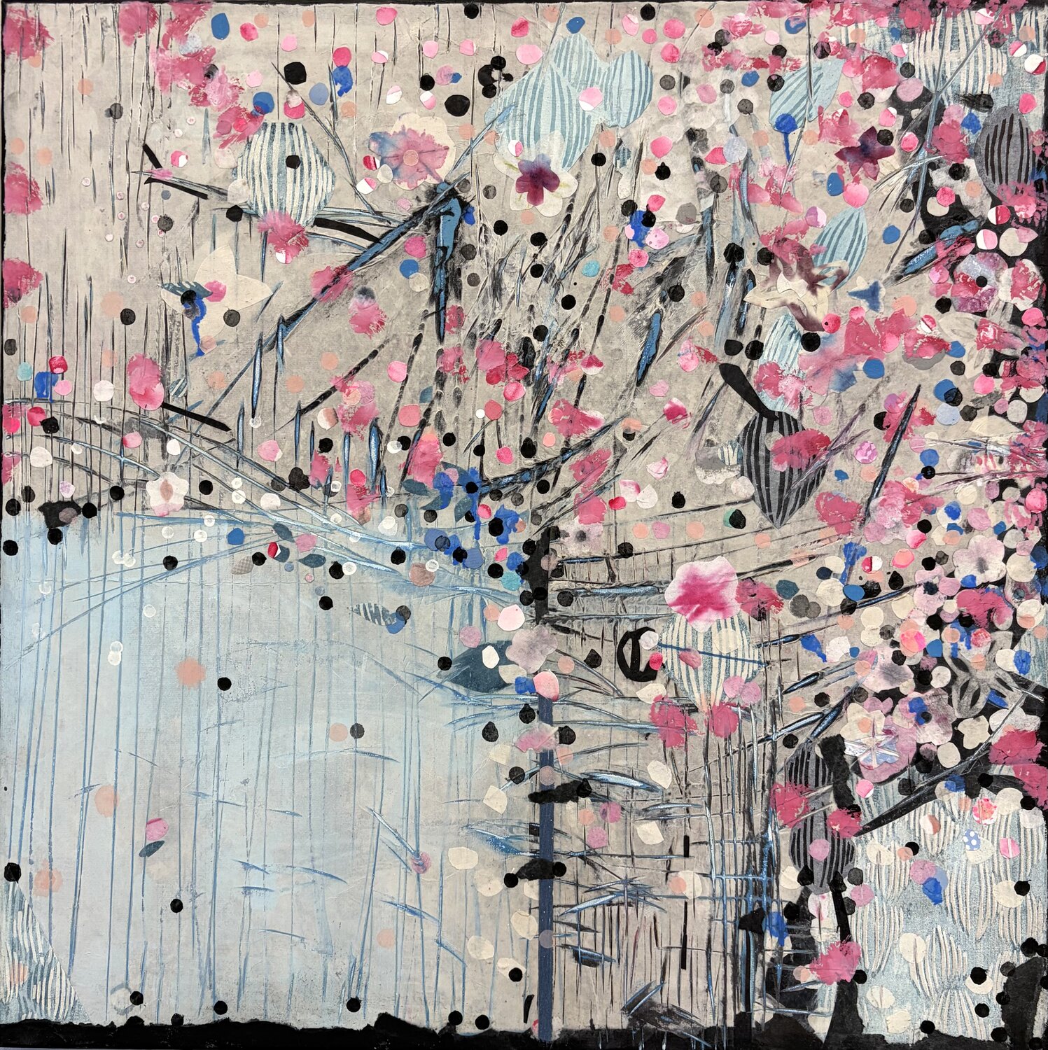Sakura Blossom Paula Menchen Original painting for sale