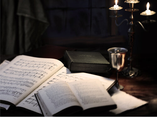 Books at desk by Malcolm Dare, Photography for Sale on Singulart