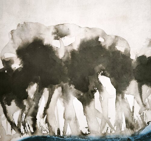 Saules di Armelle Léon, Opera su carta in vendita su Singulart