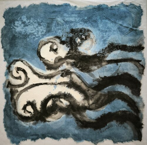 Reflux by Armelle Léon, Work on Paper for Sale on Singulart