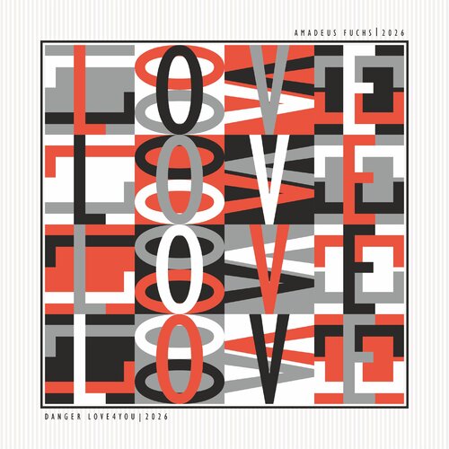 Danger Love4you - Typo Signal de Amadeus Fuchs, Impresión a la venta en Singulart