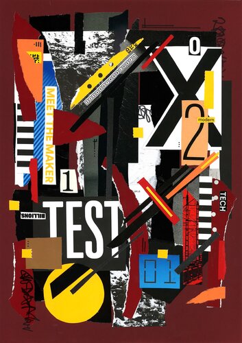 Test 1, 2. par Ben Serbutt, Œuvre sur papier en vente sur Singulart