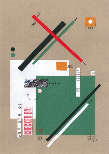 Checked By par Ben Serbutt, Œuvre sur papier en vente sur Singulart