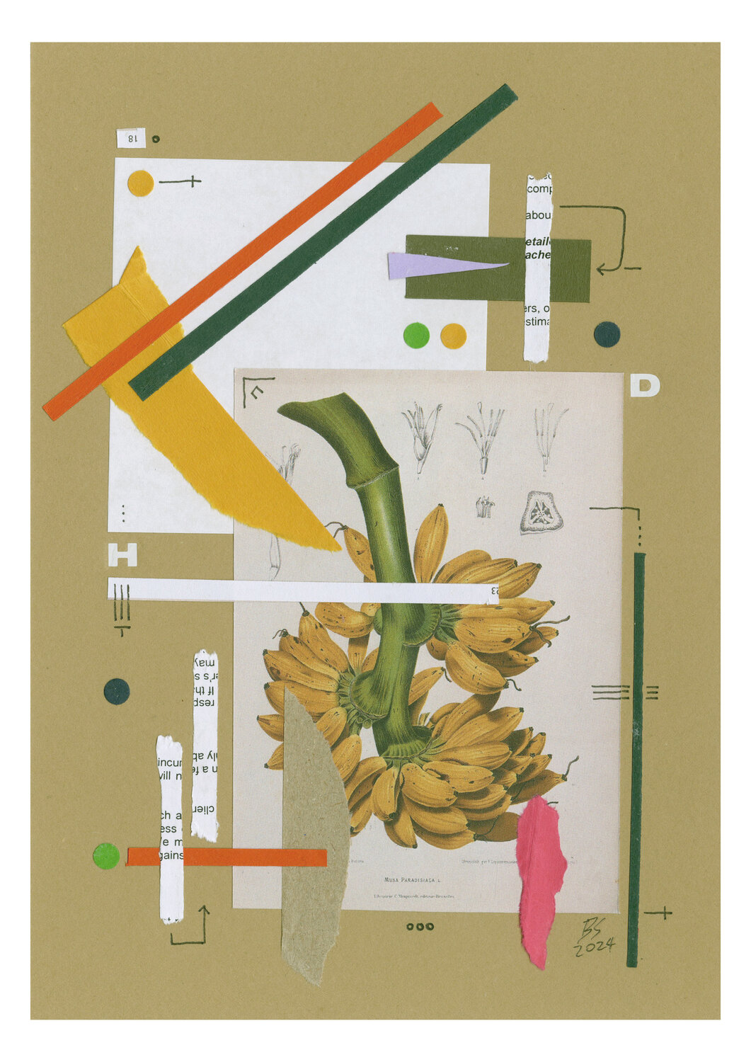 Yellow Stone Ben Serbutt Obra en papel en venta