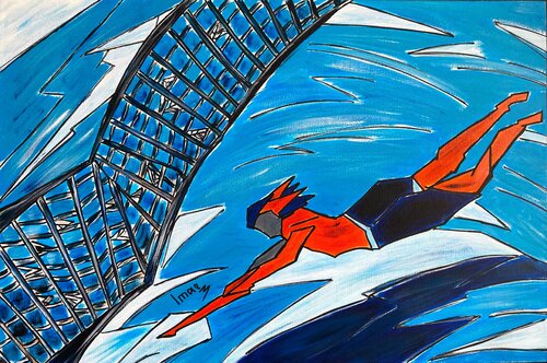 Pearl Diver by Marina Imar, Painting for Sale on Singulart