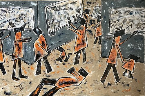 Exhibition par Marina Imar, Peinture en vente sur Singulart
