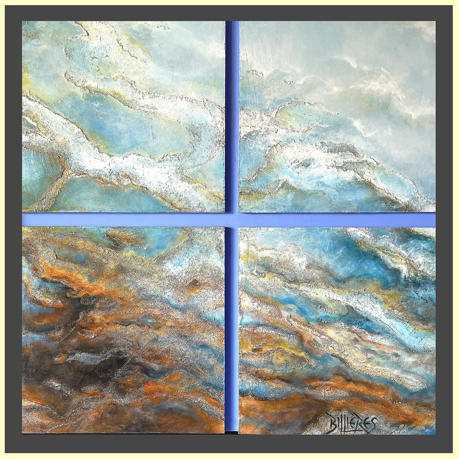 OXYGENE CLEMENT BILLIERES Pintura original en venta