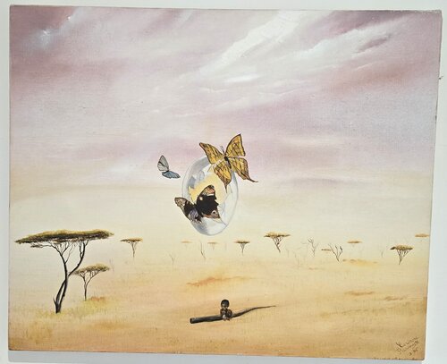 Rêve d'Afrique by Corinne PRESSOUYRE, Painting for Sale on Singulart