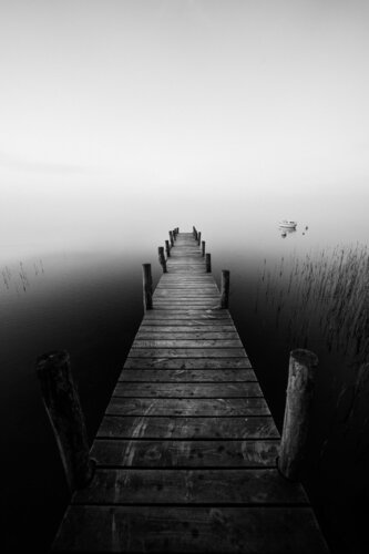 The Pier into Morning by Michael Schaake, Photography for Sale on Singulart