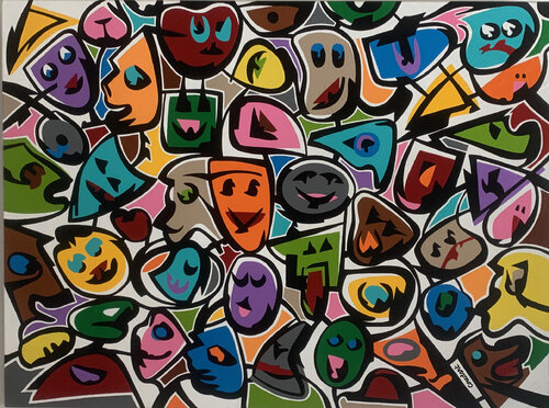 La grande comédie by 2c.coudert@gmail.Com COUDERT, 회화 for Sale on Singulart