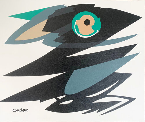 L'oiseau à deux becs di 2c.coudert@gmail.Com COUDERT, Pittura in vendita su Singulart
