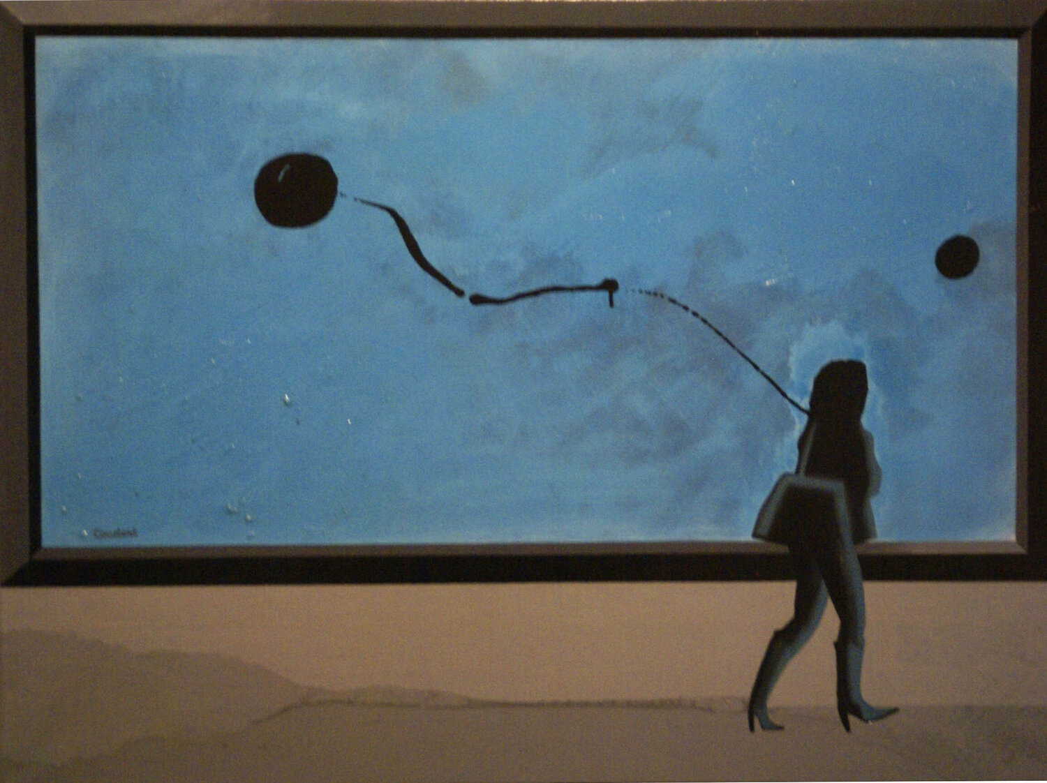 La voleuse du ballon de Juan 2c.coudert@gmail.Com COUDERT Pintura original en venta