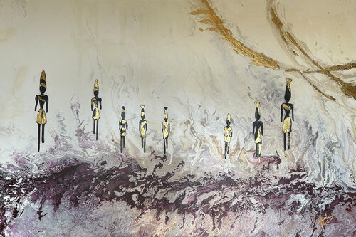 LES PHOENICIANS by Nicole Yazbeck, 회화 for Sale on Singulart