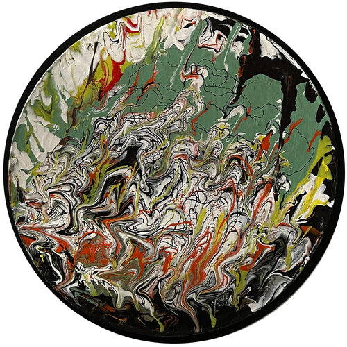 R11 Déméter 2-  Ø 26cm de Nicole Yazbeck, Pintura a la venta en Singulart