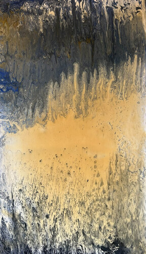 Eternity- 67x116cm de Nicole Yazbeck, Pintura a la venta en Singulart