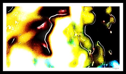BLACK ON YELLOW by Claudia Maria Albiero, Digital for Sale on Singulart