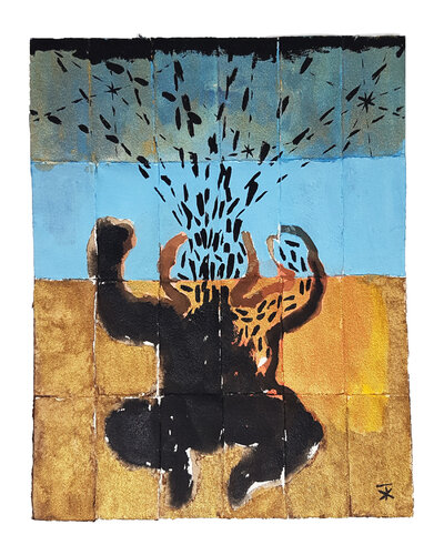 Pourquoi ? by Tong Xiong Art, Work on Paper for Sale on Singulart