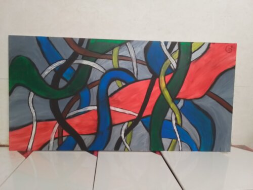 Autobahn des Lebens par Mario Gnüchtel, Peinture en vente sur Singulart