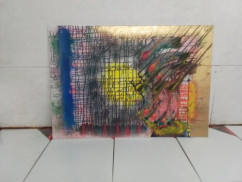 Über den Rauschen by Mario Gnüchtel, Painting for Sale on Singulart