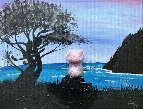 Stresslesscat par Camille Roth, Peinture en vente sur Singulart