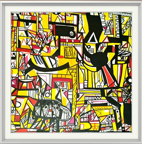 Transformers by Joyce Esteves, Painting for Sale on Singulart