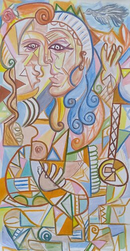 Love is Love by Joyce Esteves, Painting for Sale on Singulart