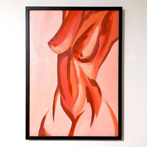 Body Poetry 2/3 di Nicole Rechsteiner, Pittura in vendita su Singulart