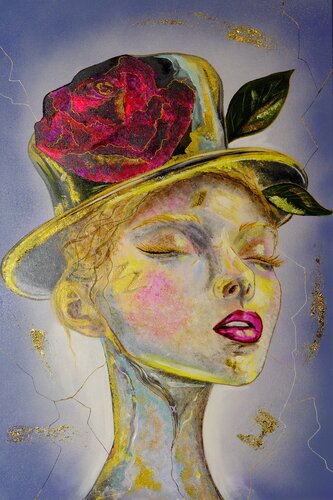 "Fractured Bloom " by Marina Karkonen, Painting for Sale on Singulart