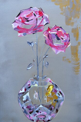"Silent Arrangement " by Marina Karkonen, Painting for Sale on Singulart
