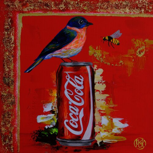 "Classic buzz" par Marina Karkonen, Peinture en vente sur Singulart