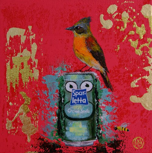 "Vanilla buzz" par Marina Karkonen, Peinture en vente sur Singulart