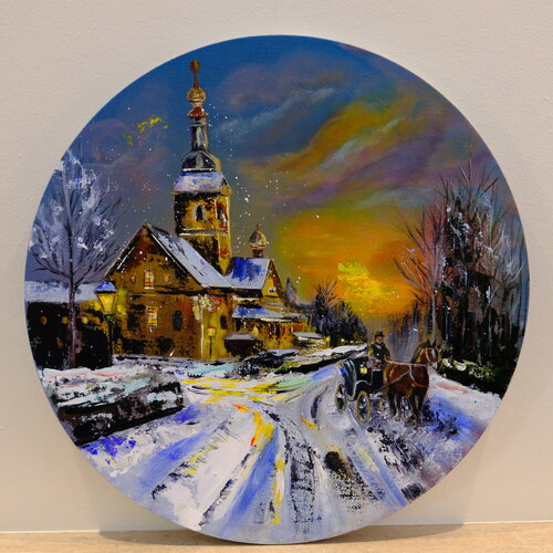 "Heading home" par Marina Karkonen, Peinture en vente sur Singulart