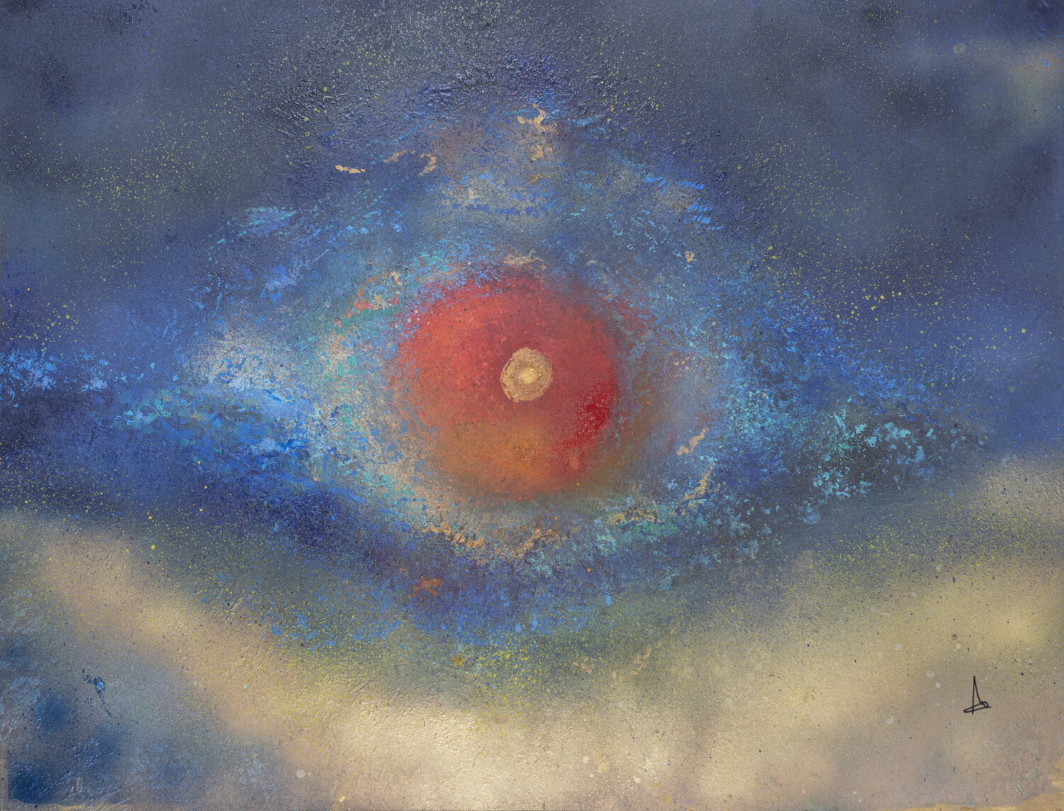 HELIX, NEBULOSA PLANETARIA Myriam Maya Pintura original en venta
