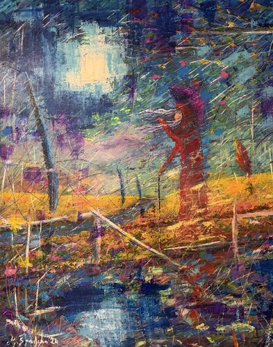 Donde el viento insiste di Miroslav Spadrna, Pittura in vendita su Singulart