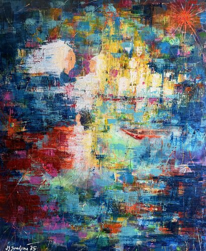 Tres(Vinculó) by Miroslav Spadrna, Painting for Sale on Singulart