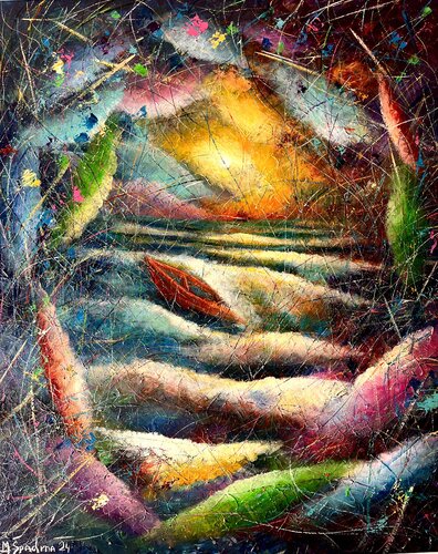 Portal de los sueños van Miroslav Spadrna, Schilderij te koop op Singulart