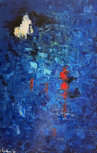 “Submerged Structure VII” by Miroslav Spadrna, Painting for Sale on Singulart