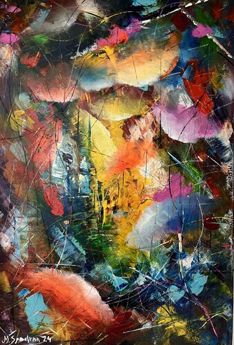 Frecuencia interior by Miroslav Spadrna, Painting for Sale on Singulart