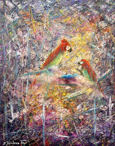 “Esperando nueva vida” by Miroslav Spadrna, Painting for Sale on Singulart