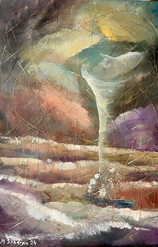 El eco del silencio by Miroslav Spadrna, Painting for Sale on Singulart