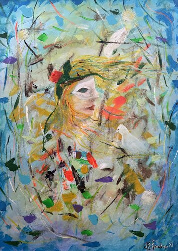 La Primavera by Miroslav Spadrna, Painting for Sale on Singulart