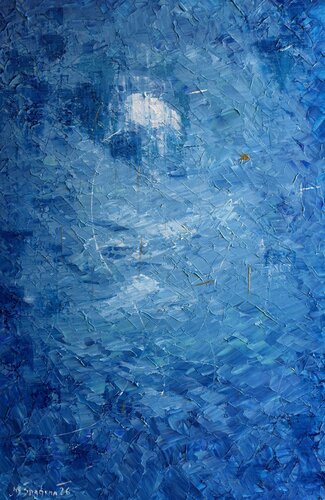 “Silencio Azul” by Miroslav Spadrna, Painting for Sale on Singulart