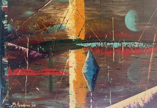 Horizonte Interior by Miroslav Spadrna, 絵画 for Sale on Singulart