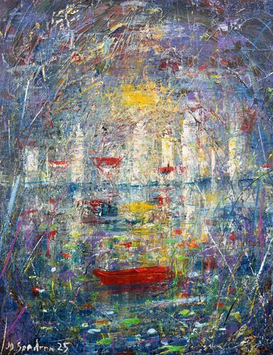 Reflejos del Silencio by Miroslav Spadrna, Painting for Sale on Singulart