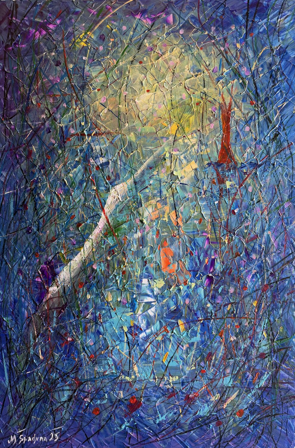 “Memoria Líquida” Miroslav Spadrna Dipinto originale in vendita