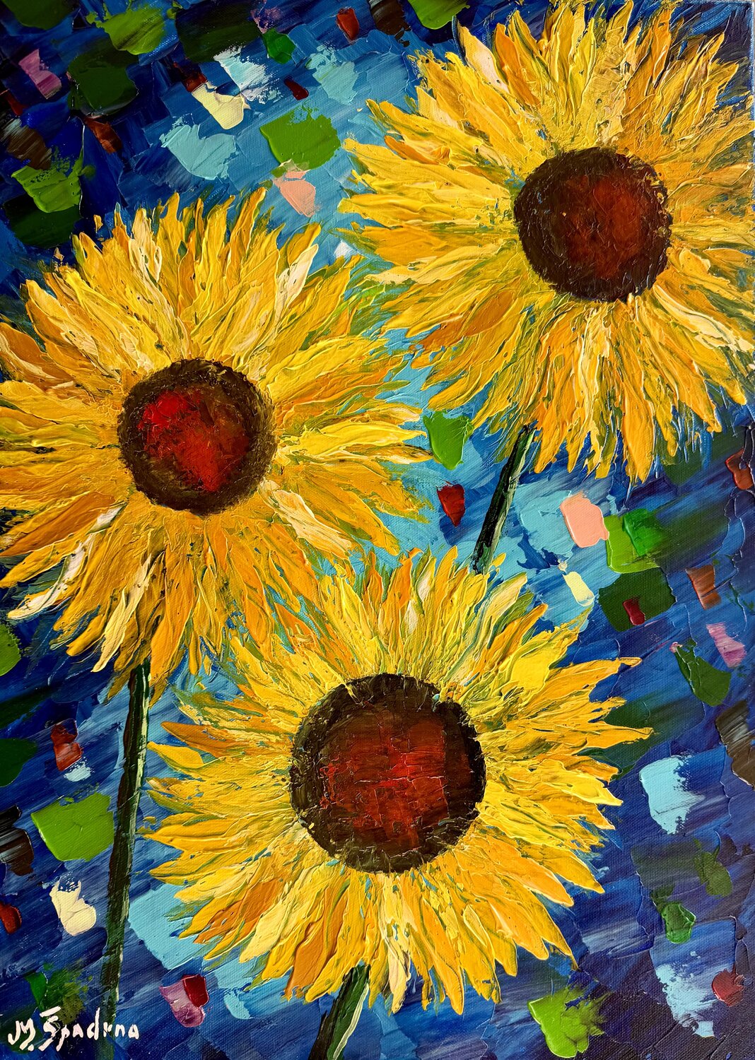 Alma Solar Miroslav Spadrna Original painting for sale